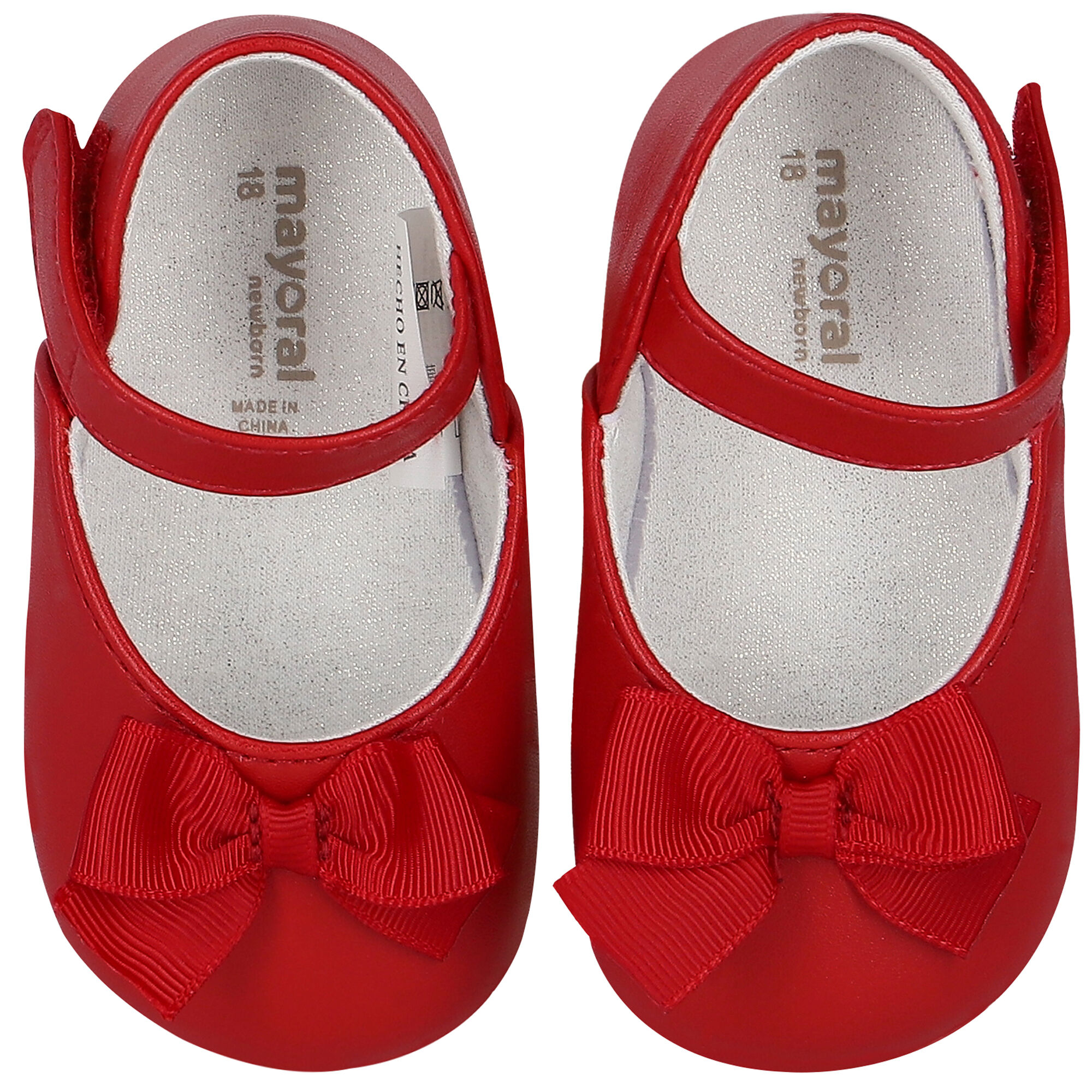 Baby girl red shoes top